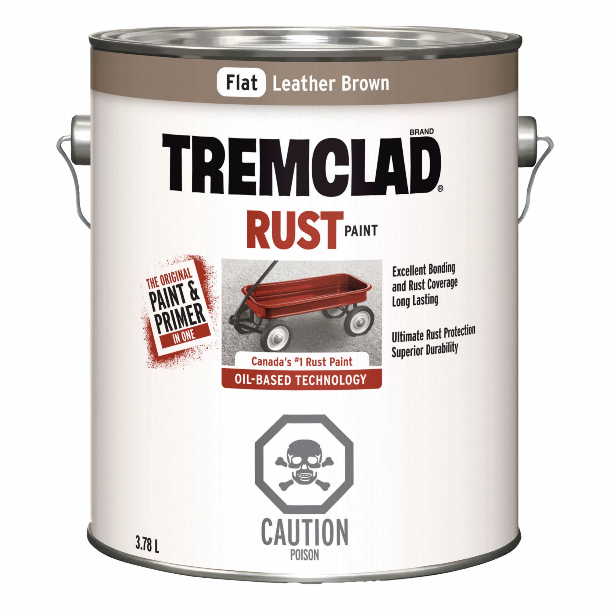 PEINT,BRILLANT,RÉSIST RLE,CUIR BRUN,1 GALLON,À BASE D'HLE,2 UNITÉS