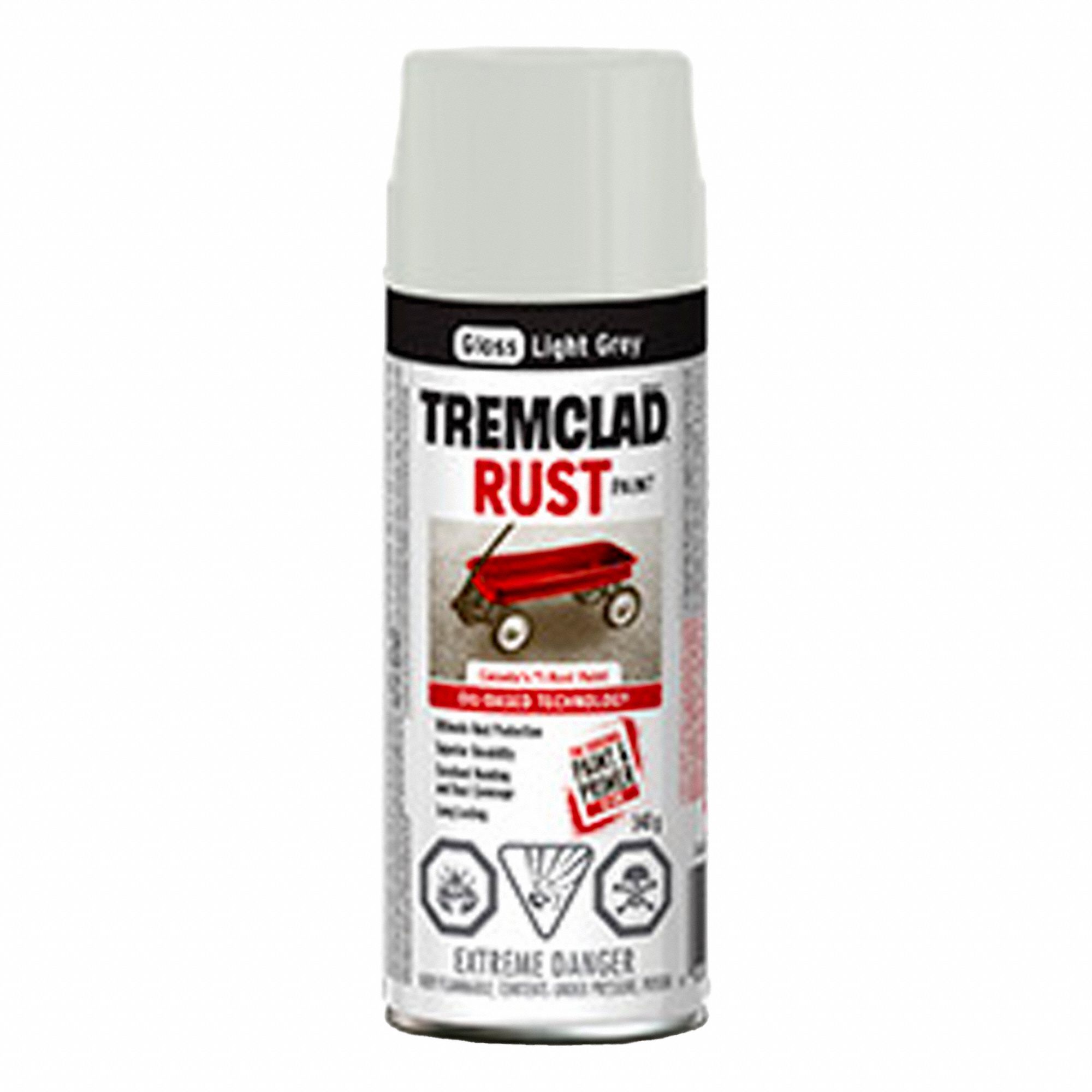 PAINT SPRAY RUST LIGHT GREY 340G