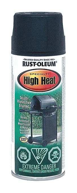 Rust-Oleum Specialty High Heat Enamel in Black, 340 G Aerosol