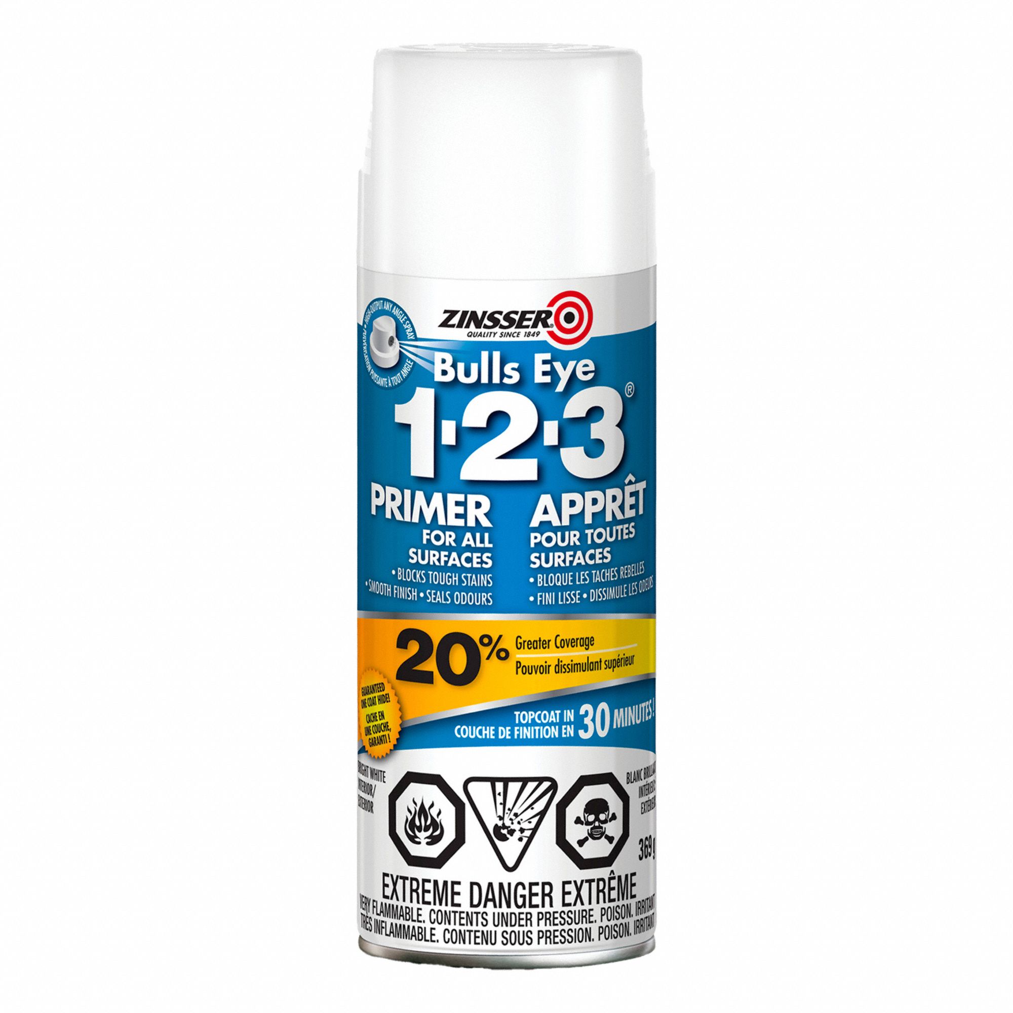 PRIMER SPRAY BULLS EYE 1-2-3 369G