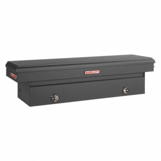 WEATHER GUARD, 71 1/2 in Overall Wd, Aluminum, Crossover Truck Box ...