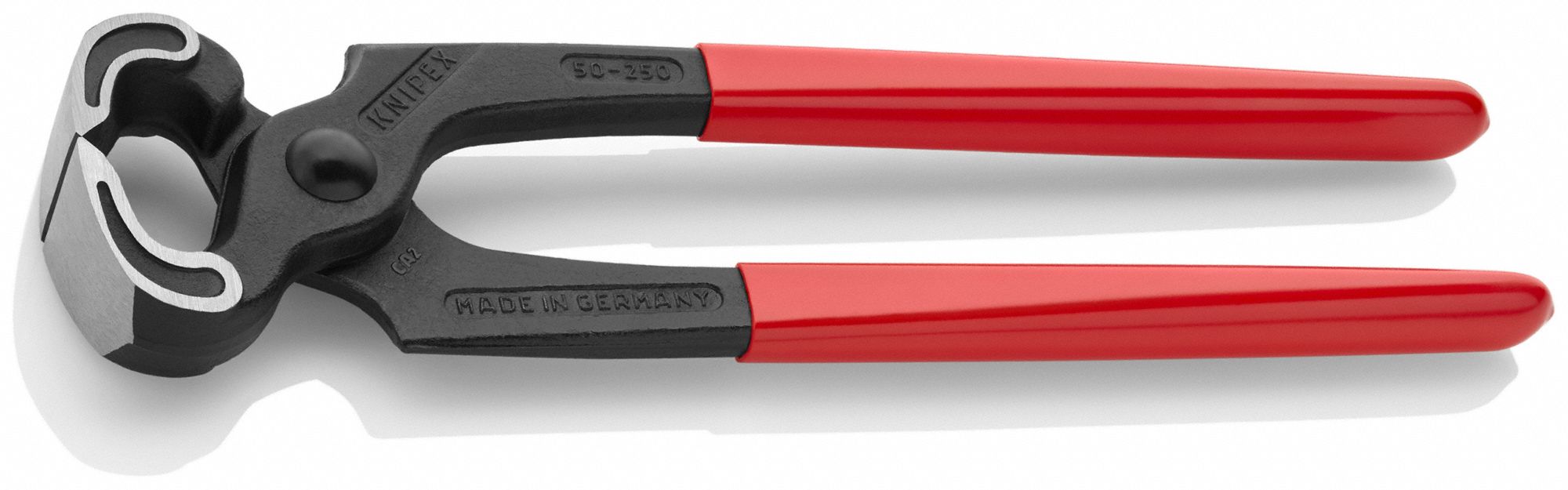 KNIPEX End Cutting Pliers, 9 3/4 in Overall Length, 1 1/2 in Jaw Length