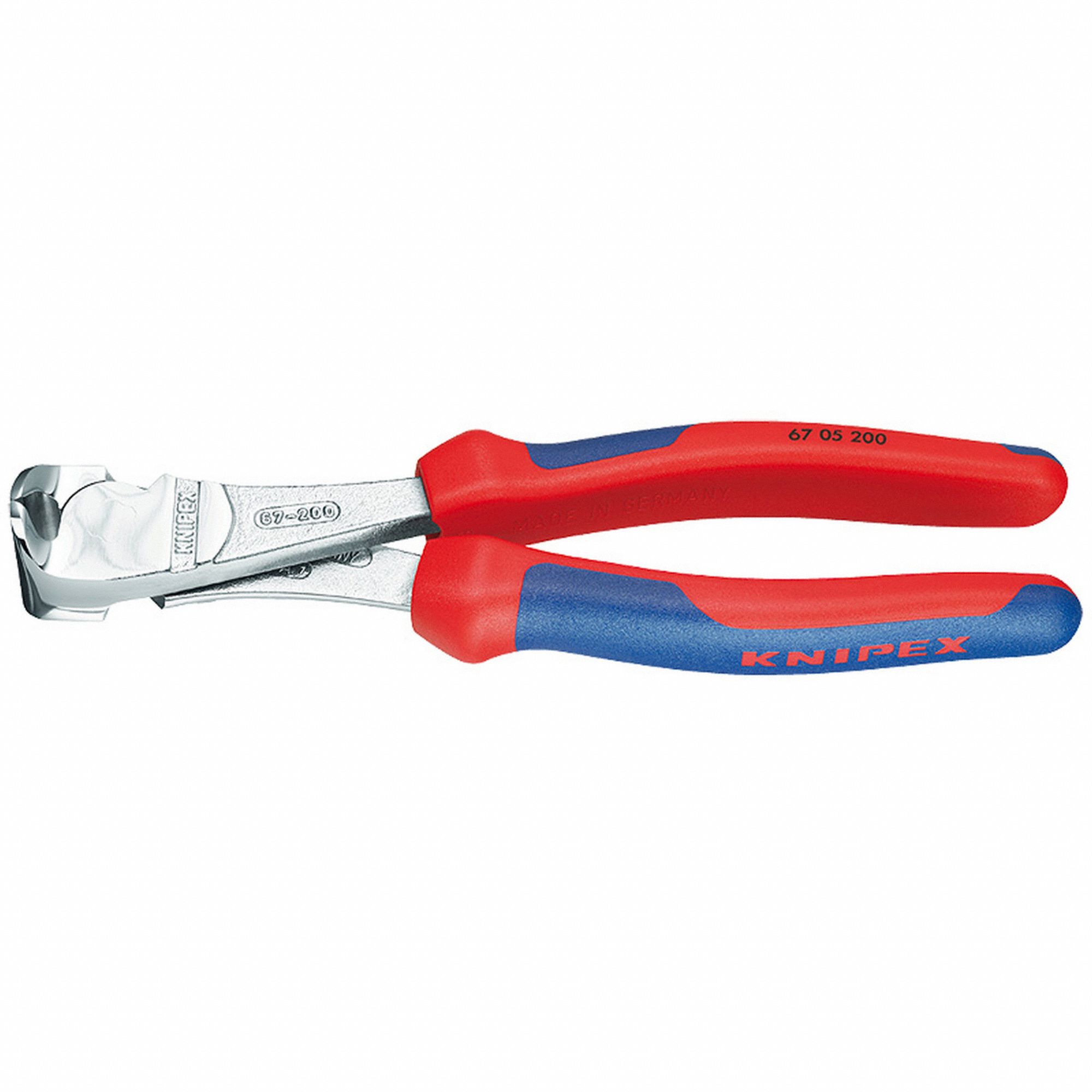 KNIPEX End Cutting Pliers, 8 in Overall Length, 0 in Jaw Length, 2 in