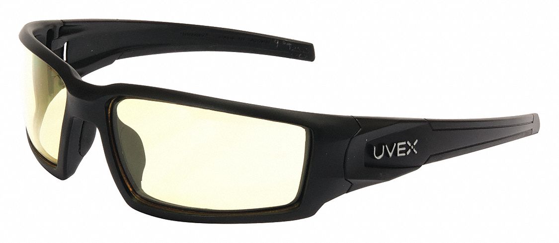 SafetyGlasses Amber HydroShield Blk