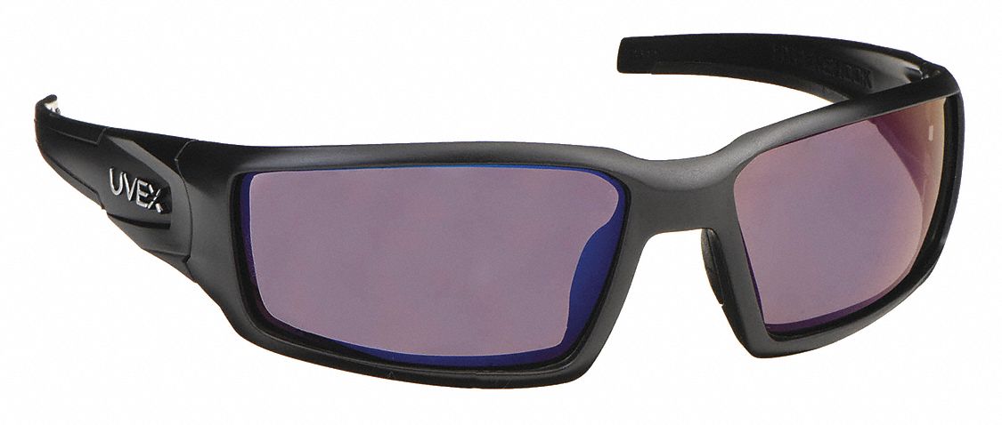 HONEYWELL UVEX Safety Glasses: Anti-Fog /Polarized /Anti-Scratch, No Foam  Lining, Wraparound Frame