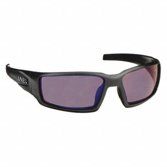 HONEYWELL UVEX Safety Glasses: Anti-Fog /Polarized /Anti-Scratch, No Foam  Lining, Wraparound Frame