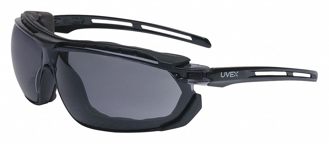 Safety Glasses Gray Black