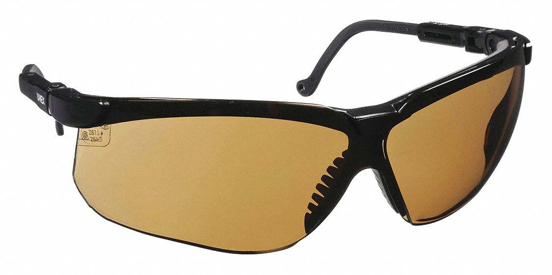 HONEYWELL UVEX, Wraparound Frame, HalfFrame, Safety Glasses 38TJ79