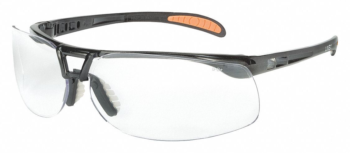 SafetyGlasses Clr HydroShield Blk
