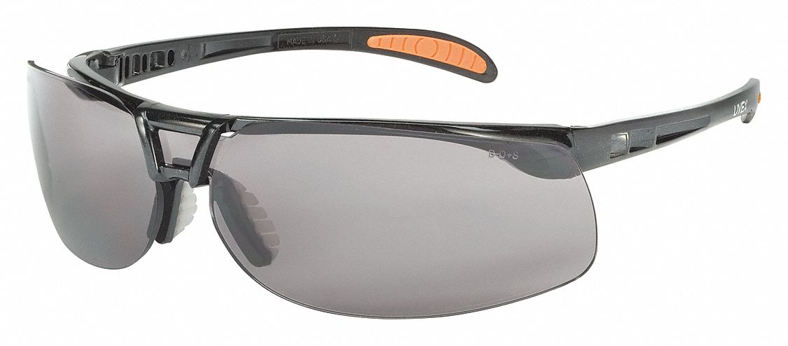 Safety Glasses Gray Black
