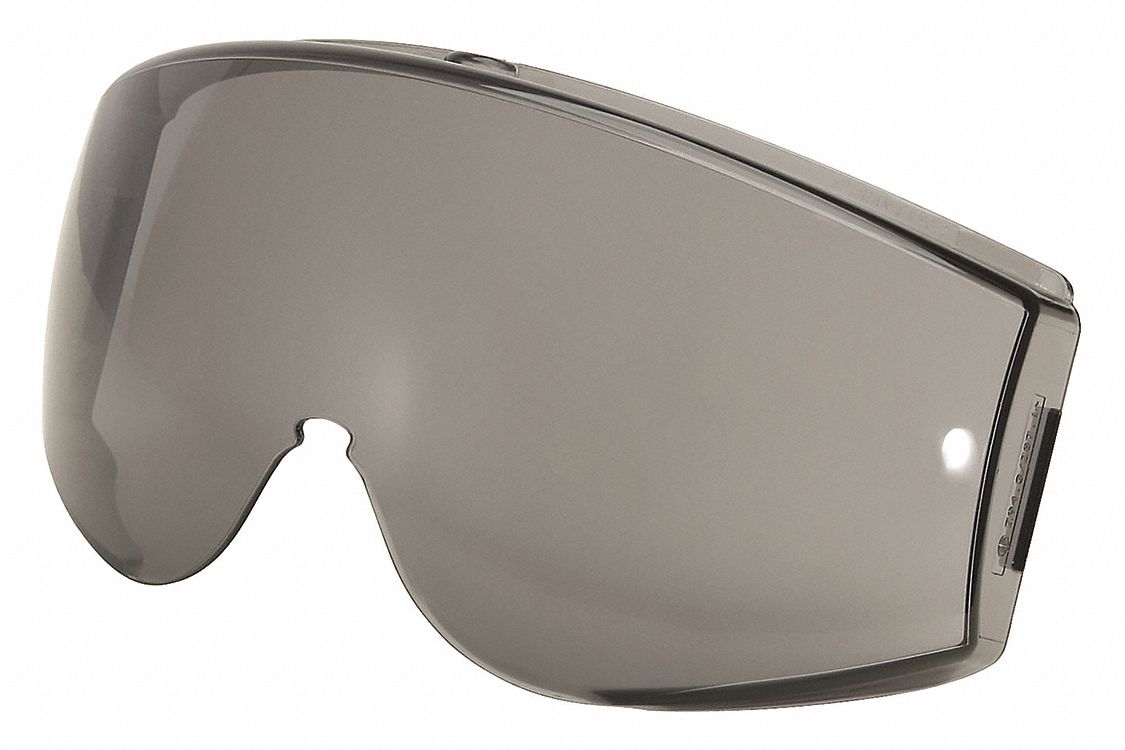 HONEYWELL UVEX Replacement Lens, Anti-Fog, Polycarbonate, Gray Lens ...