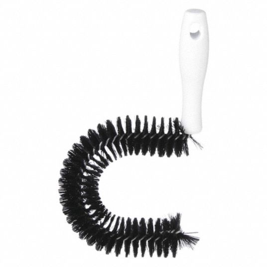 Coffee pot outlet brush