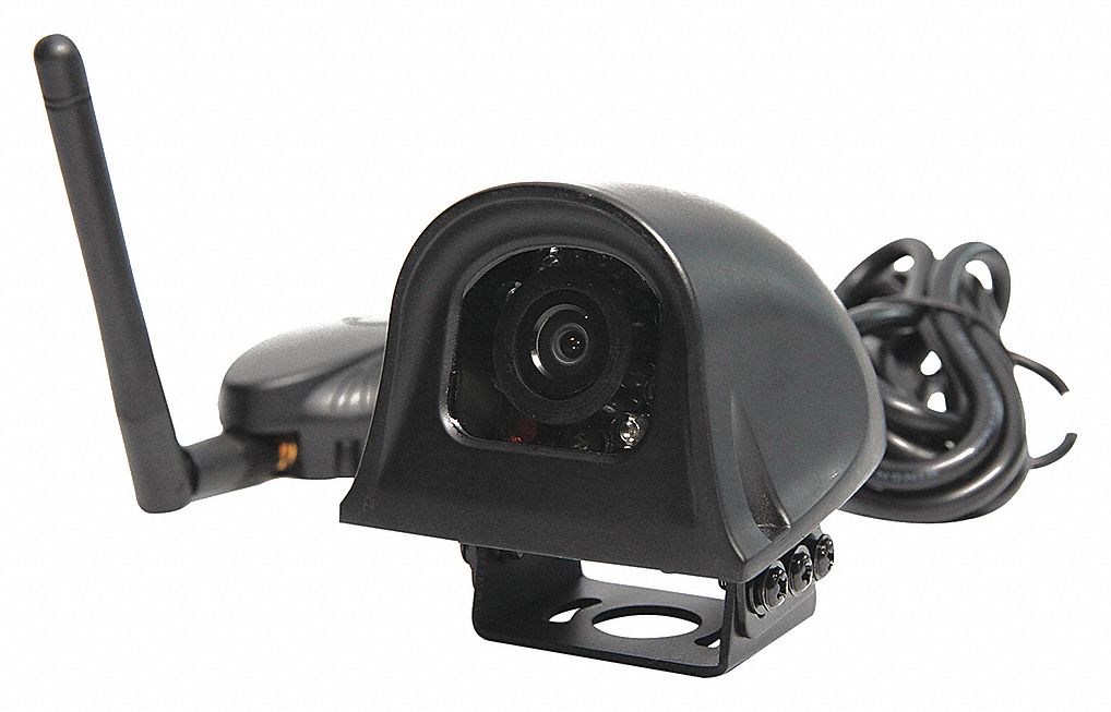 WIRELESS SIDE CAMERA, 120 DEGREES, TRANSMITTER, CCD, IP 68, 20G, 12 TO 24 VDC +/-10%