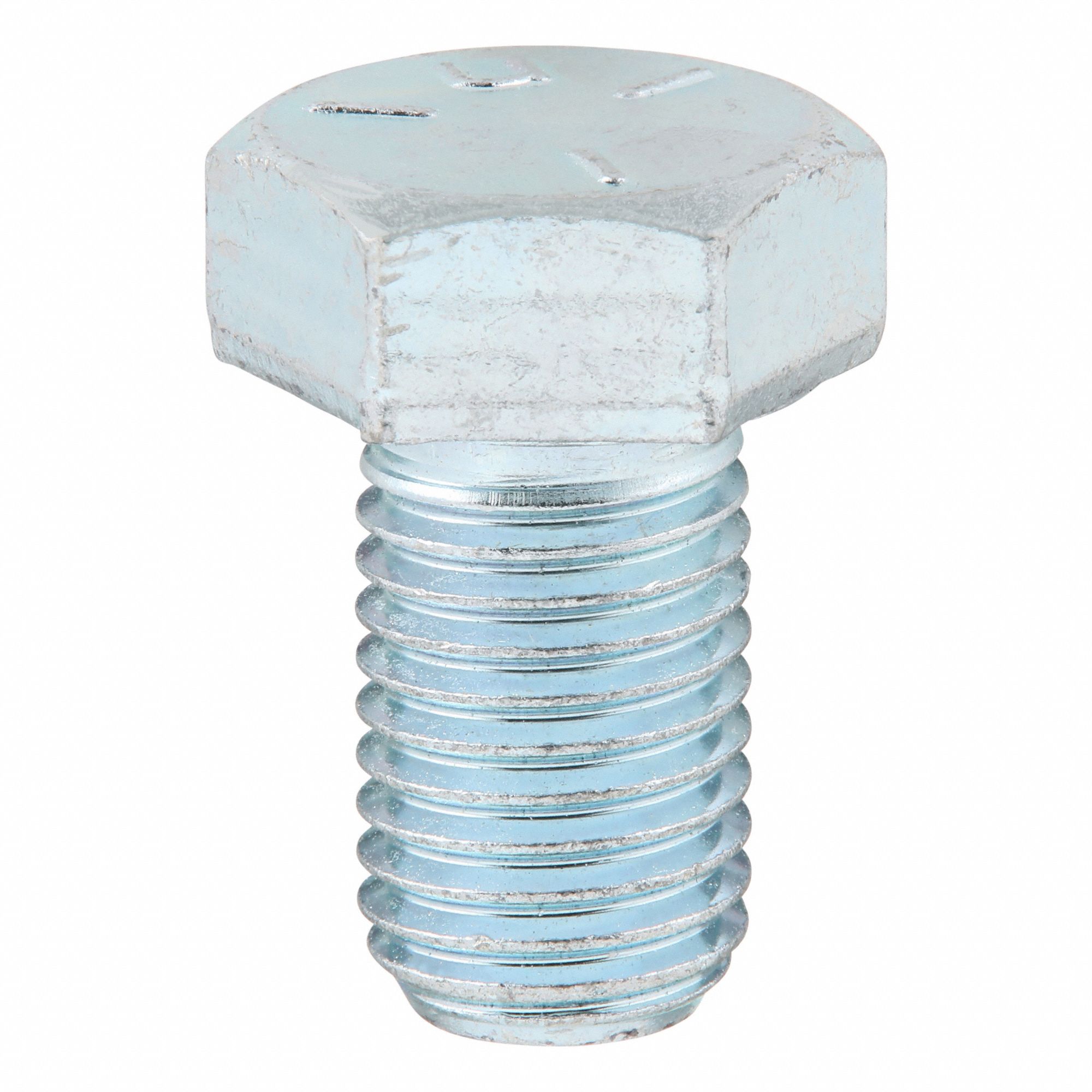 Hex Head Cap Screw: Steel, Grade 5, Zinc Plated, 7/8"-9, Coarse, 1 1/2 in lg, Made in USA*, 5 PK