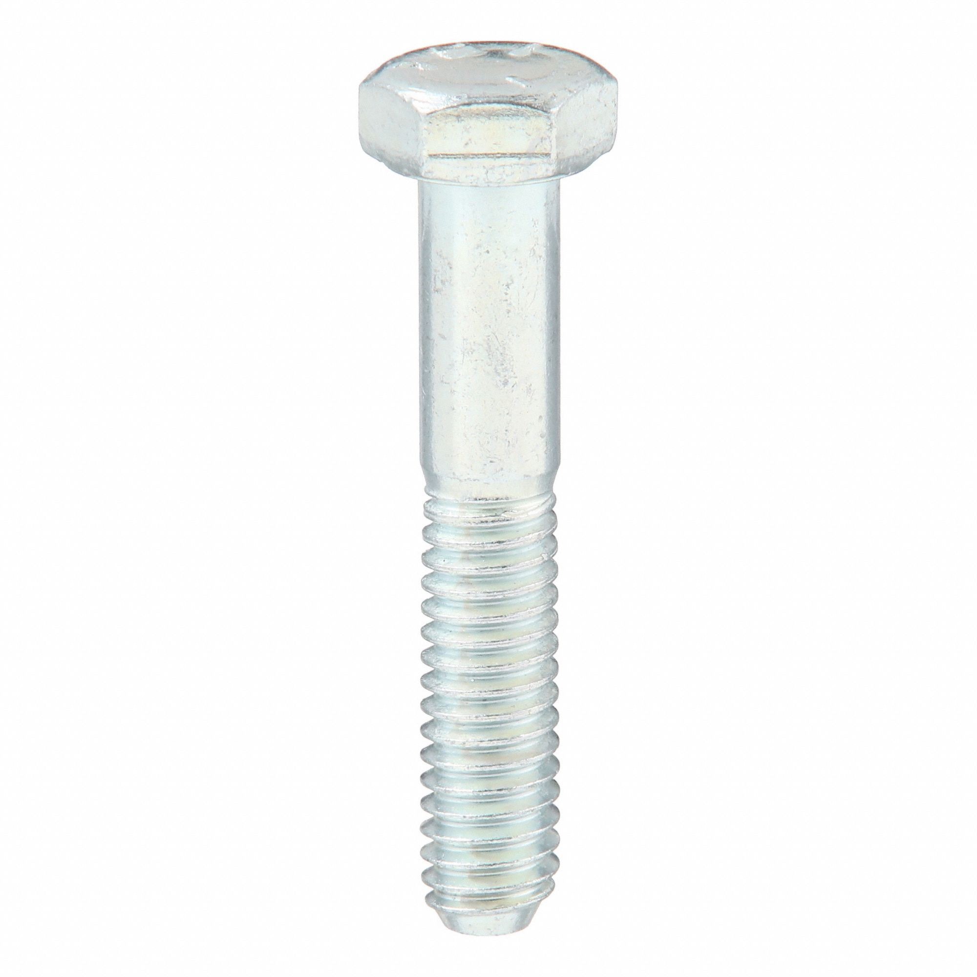 Hex Head Cap Screw: Steel, Grade 5, Zinc Plated, 5/16"-18, Coarse, 1 3/4 in lg, Made in USA*, 50 PK