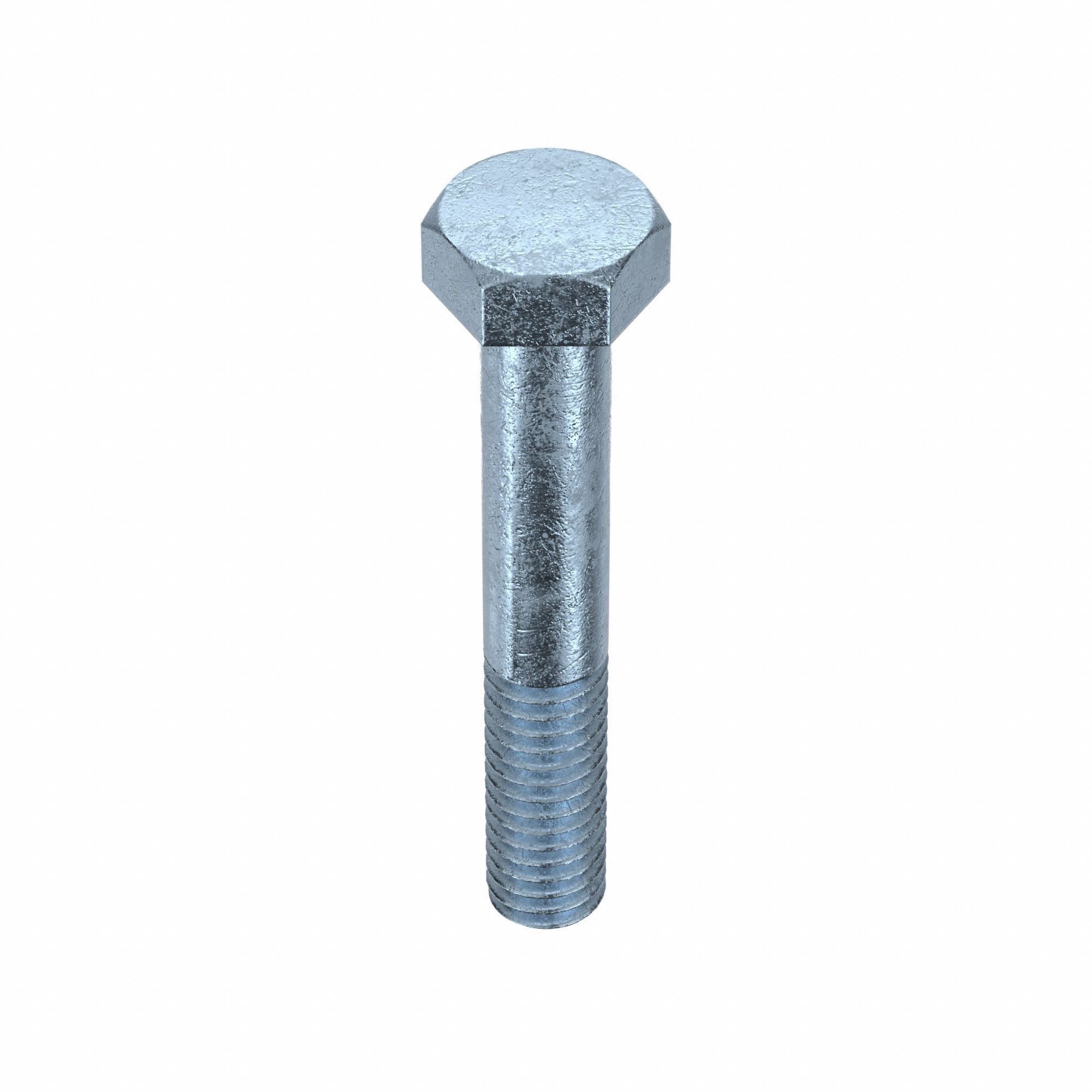 Hex Head Cap Screw: Steel, Grade 5, Zinc Plated, 5/16"-18, Coarse, 2 in lg, Made in USA*, 50 PK