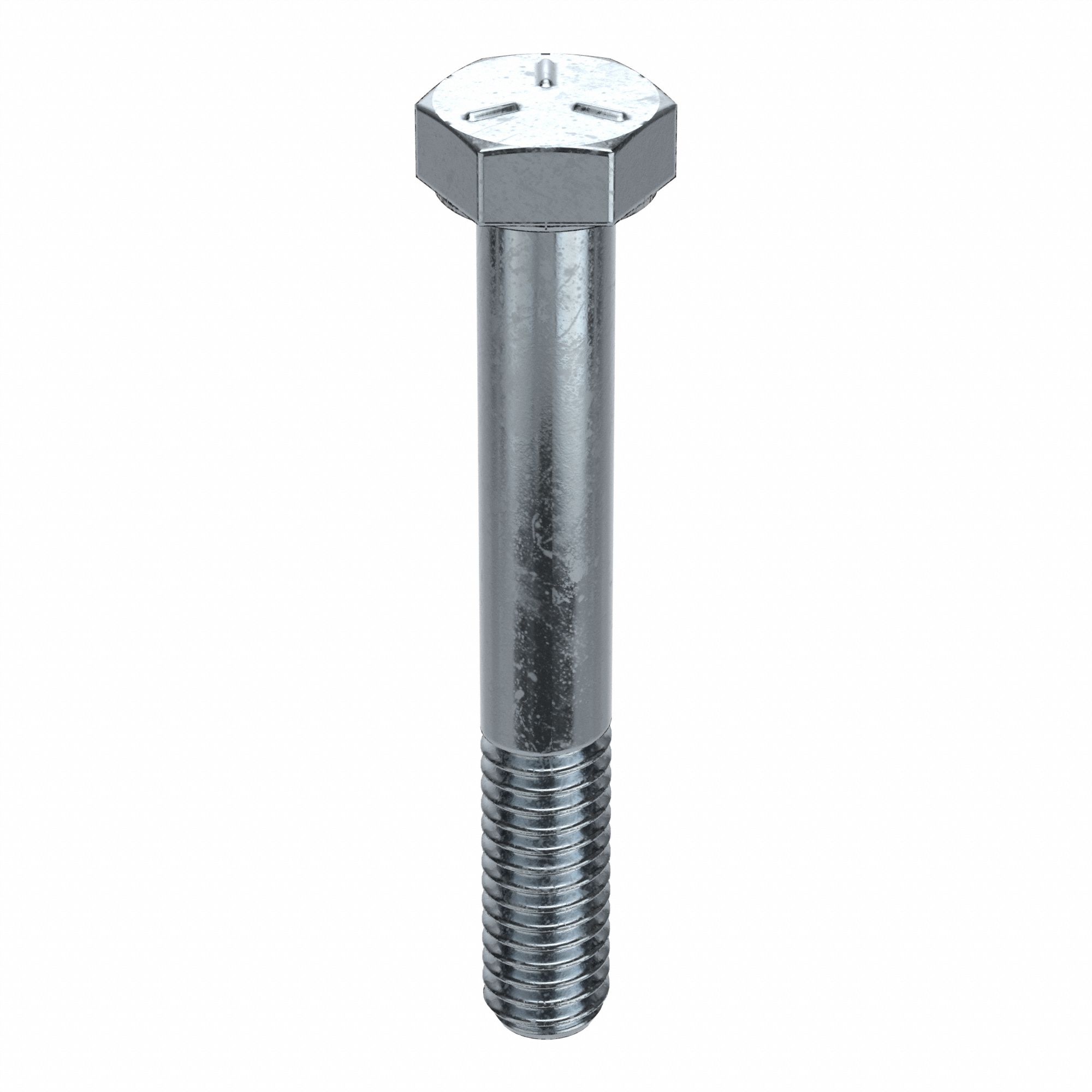 Hex Head Cap Screw: Steel, Grade 5, Zinc Plated, 5/16"-18, Coarse, 2 1/4 in lg, Made in USA*, 50 PK