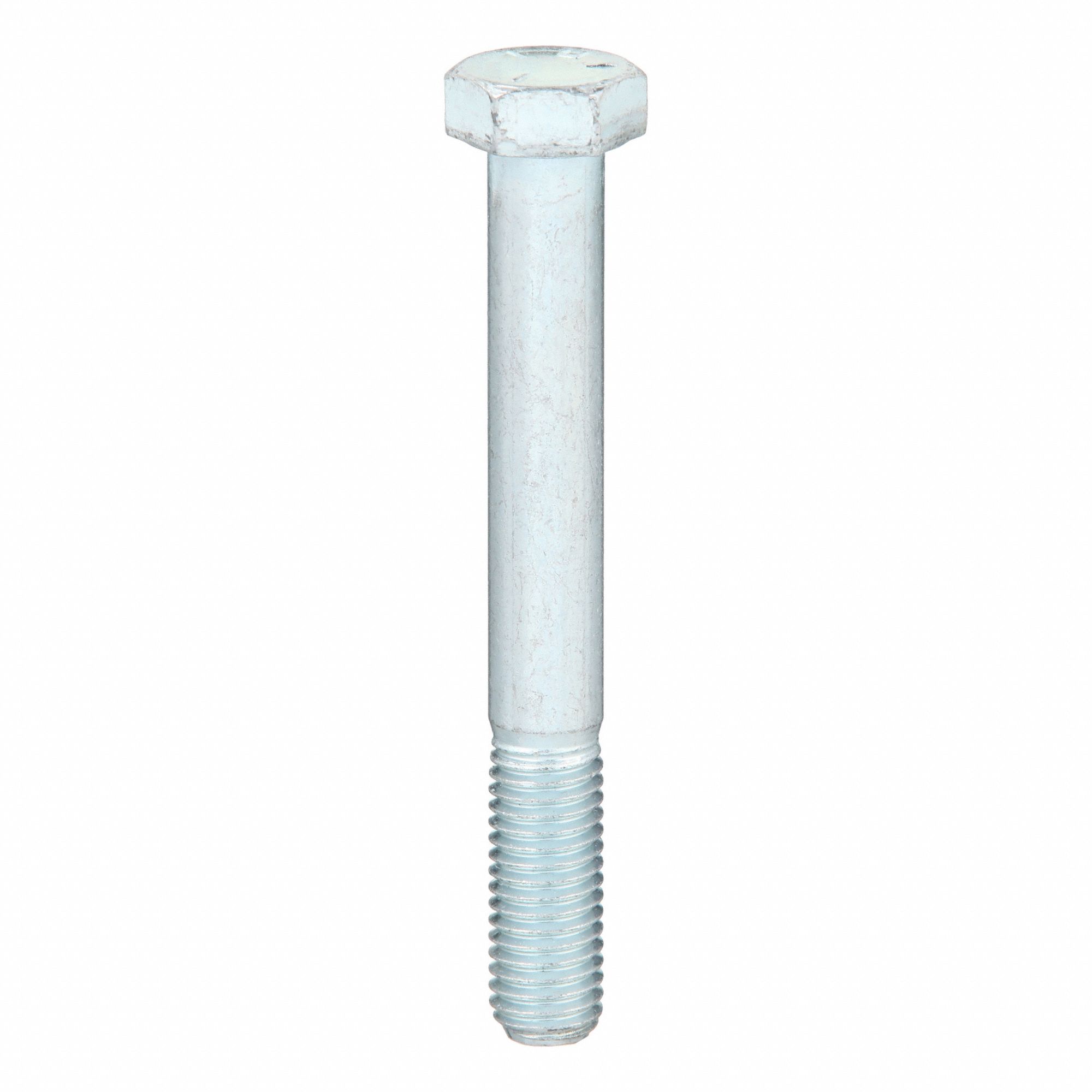 Hex Head Cap Screw: Steel, Grade 5, Zinc Plated, 5/8"-11, Coarse, 5 in lg, Made in USA*, Inch, 5 PK