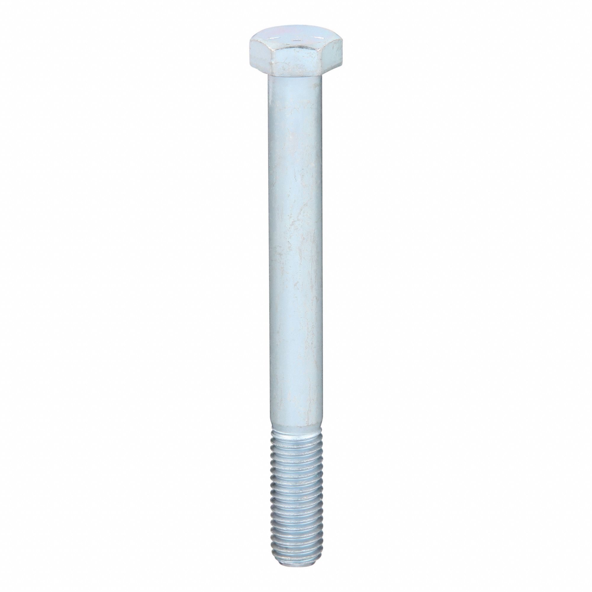 Hex Head Cap Screw: Steel, Grade 5, Zinc Plated, 5/8"-11, Coarse, 6 in lg, Made in USA*, Inch, 5 PK