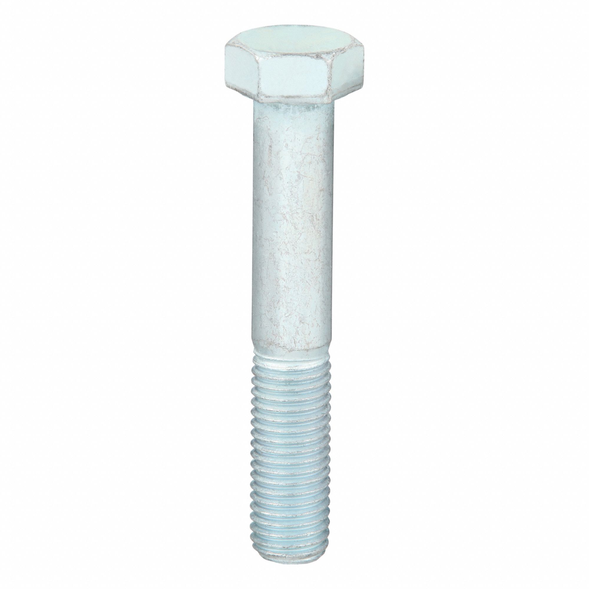 Hex Head Cap Screw: Steel, Grade 5, Zinc Plated, 3/4"-10, Coarse, 4 1/2 in lg, Made in USA*, 5 PK