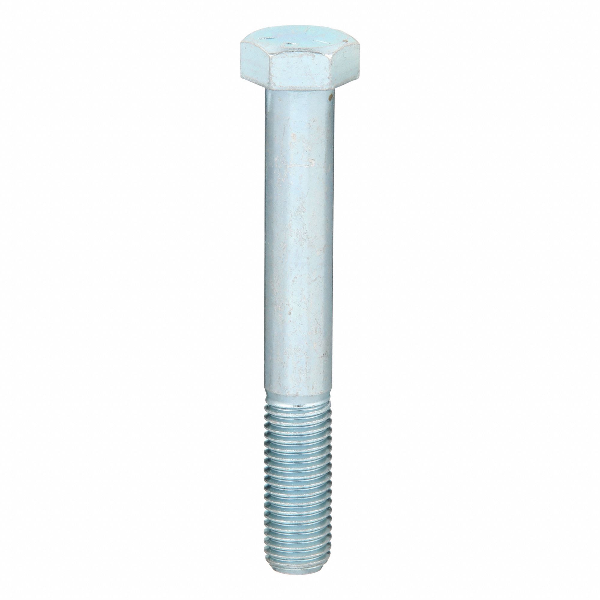Hex Head Cap Screw: Steel, Grade 5, Zinc Plated, 3/4"-10, Coarse, 5 1/2 in lg, Made in USA*, 5 PK