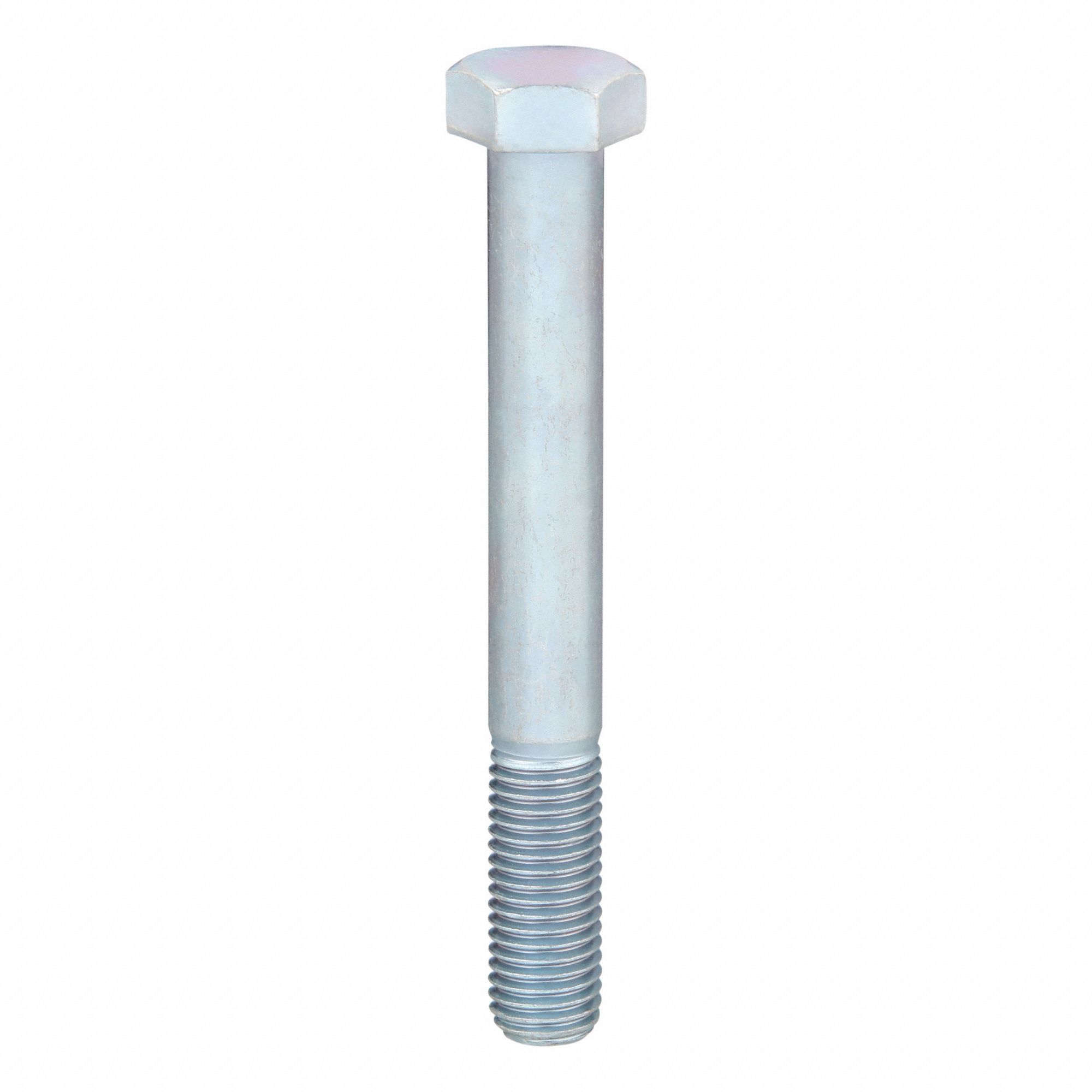 Hex Head Cap Screw: Steel, Grade 5, Zinc Plated, 3/4"-10, Coarse, 6 in lg, Made in USA*, Inch, 5 PK