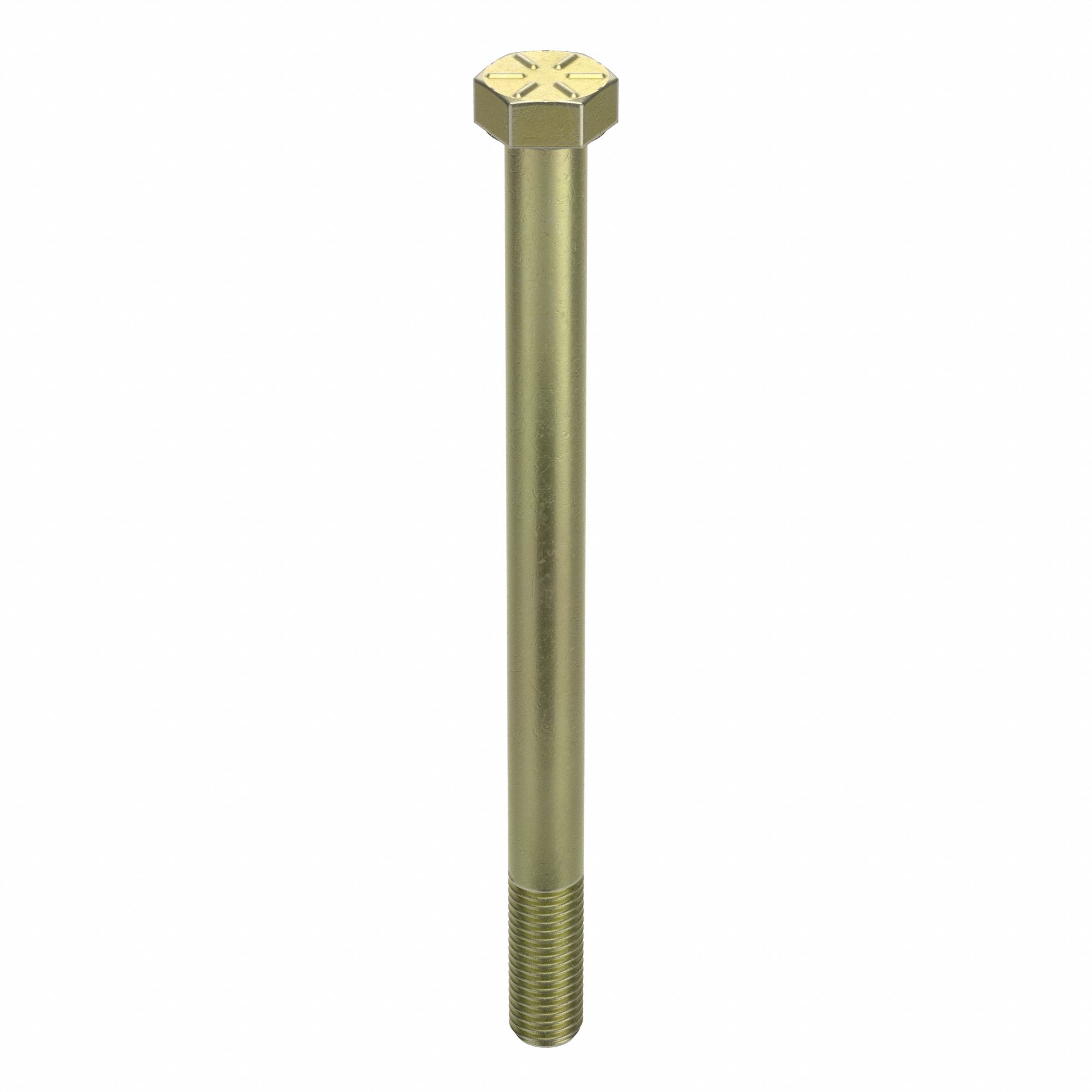 HEX HEAD CAP SCREW, STEEL, UNC, GRADE 8, ZINC YELLOW, ¾