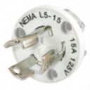 Watertight Plug,Nema L5-15p,Repl Int