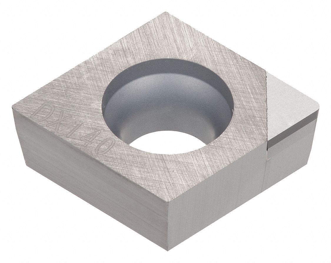 Diamond Turning Insert: CCGW Insert, Neutral, 5/32 in Thick, 1/32 in Corner Radius, DX140