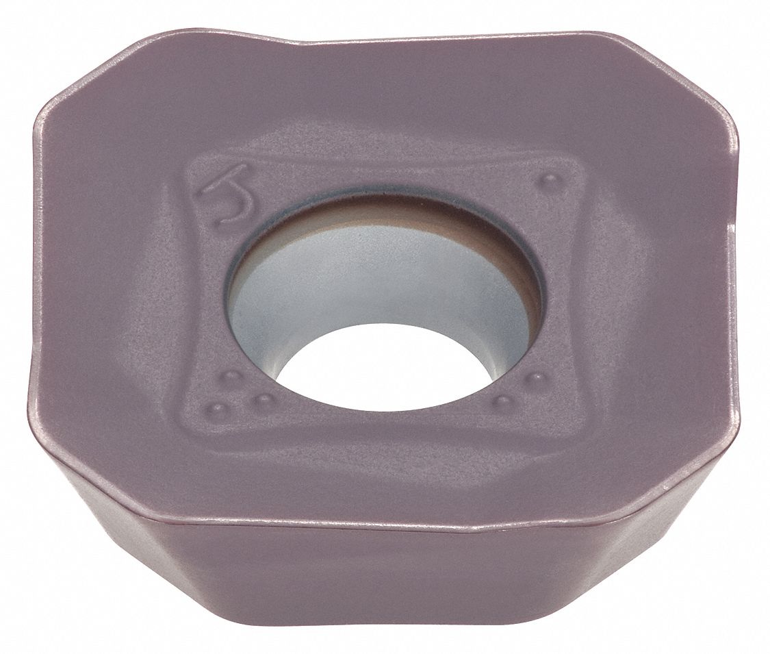 Square Milling Insert: 0.547 in Inscribed Circle, 1.50mm Corner Radius, 0.157 in Thick