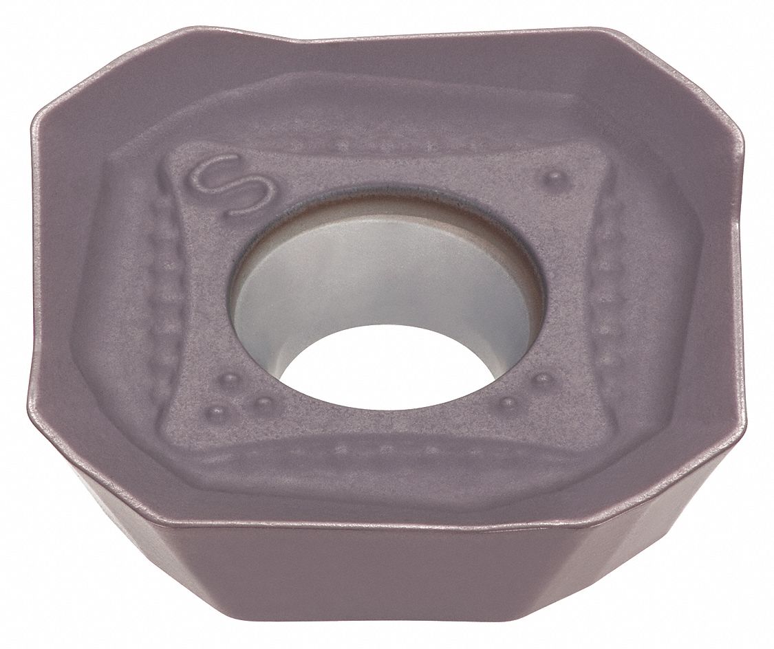 Square Milling Insert: 0.547 in Inscribed Circle, 1.00mm Corner Radius, 0.157 in Thick