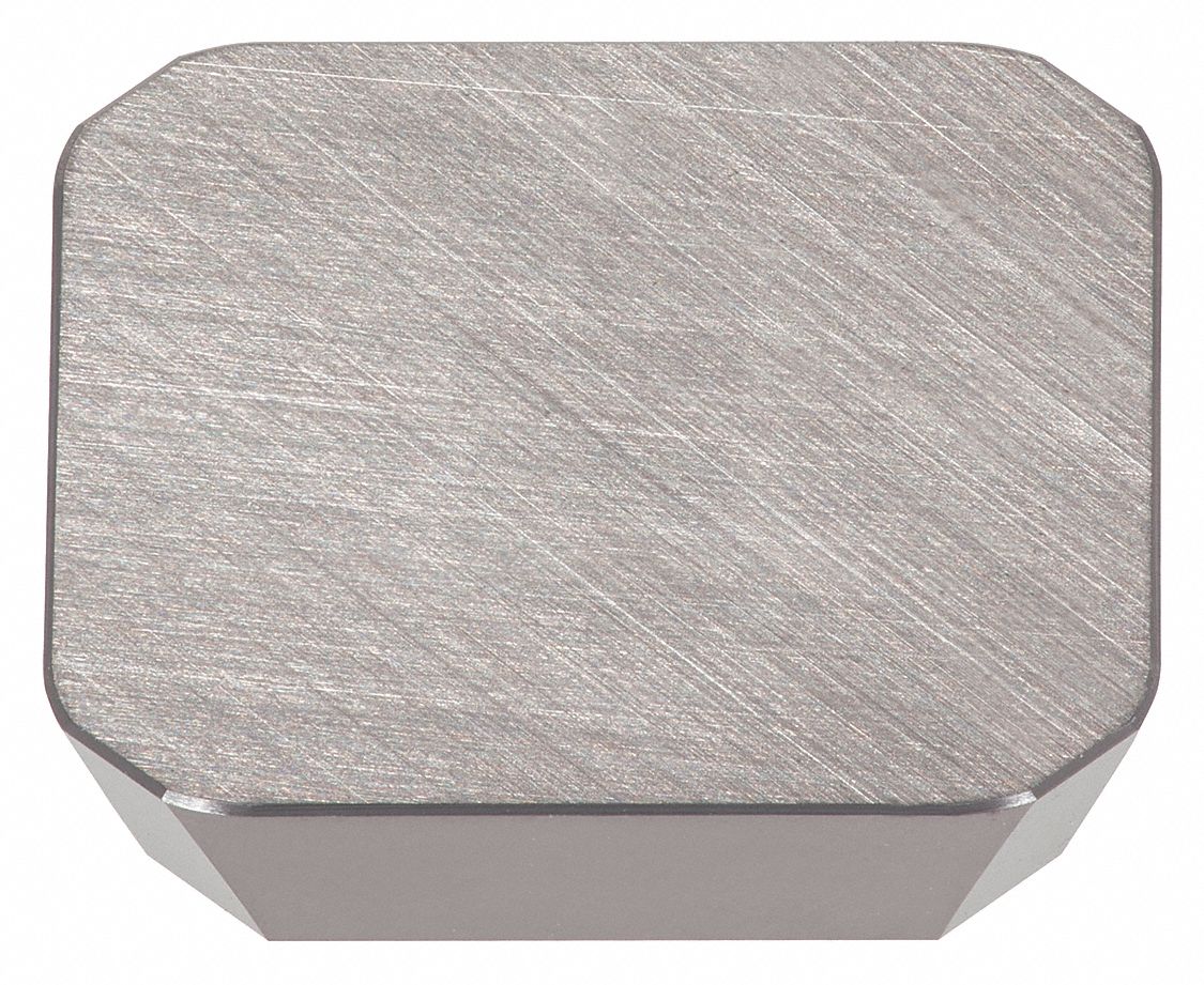 Square Milling Insert: 1/2 in Inscribed Circle, 0.125 in Thick, Neutral