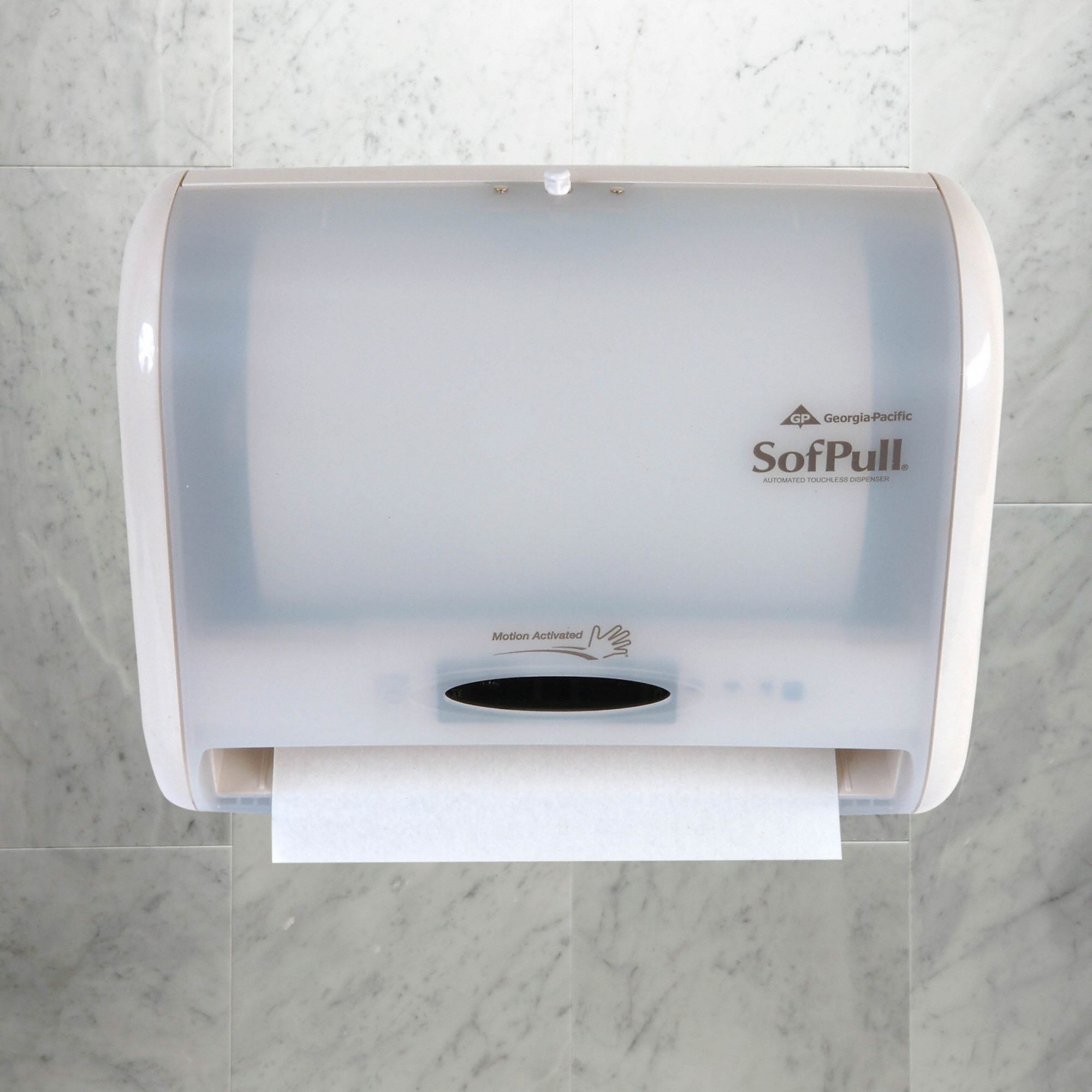 GEORGIA PACIFIC Paper Towel Dispenser 1 Roll White 38UF92 58487   38UF92 9