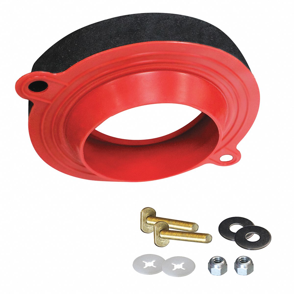 WAX-FREE SEAL, UNIVERSAL FIT, FOAM, INCLUDES WAXLESS SEAL, BRASS BOLTS, NUTS, PLASTIC/METAL WASHERS