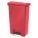 TRASH CAN,RECTANGULAR,13 GAL.,RED
