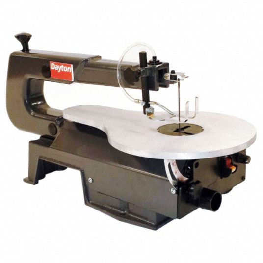 Variable Speed Scroll Saw, 16 in Throat Depth, Cutting Capacity 2 in ...