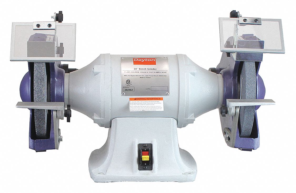 38UK62 - Bench Grinder 115/230V 1-1/2 HP 10in.dia