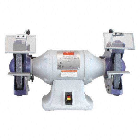 DAYTON Bench Grinder For 10 in Max. Wheel Dia., 36/120 Grinding Wheel