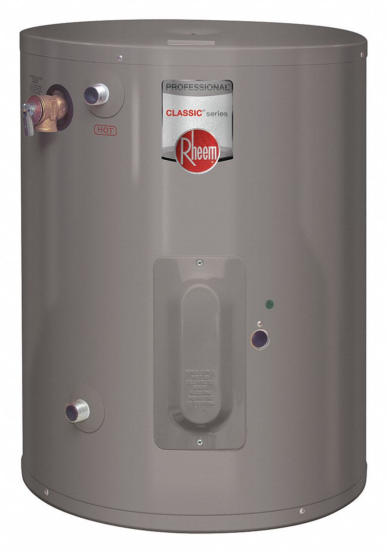 RHEEM Residential Electric Water Heater, 30.0 gal Tank Capacity, 120V