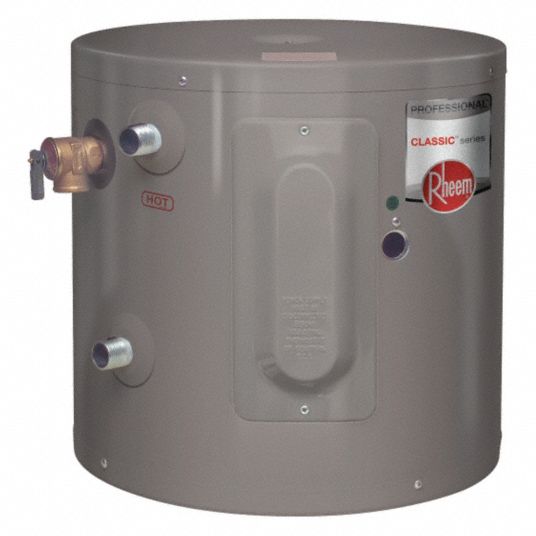 RHEEM Residential Mini Tank Water Heater, 6.0 gal Tank Capacity, 120V, 2,000 W Total Watts