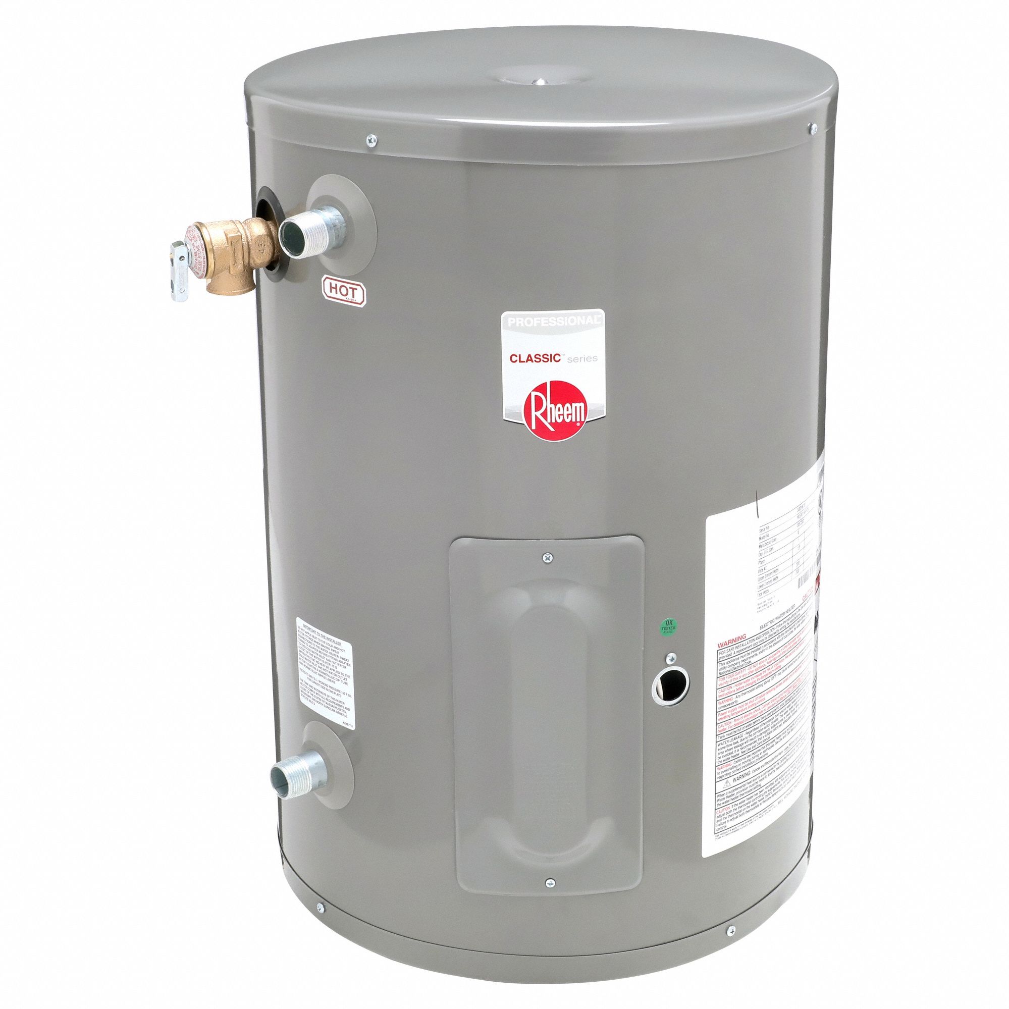 Rheem Commercial Point of Use 10 gal. 120-Volt 2kW 1 Phase Electric Tank Water Heater