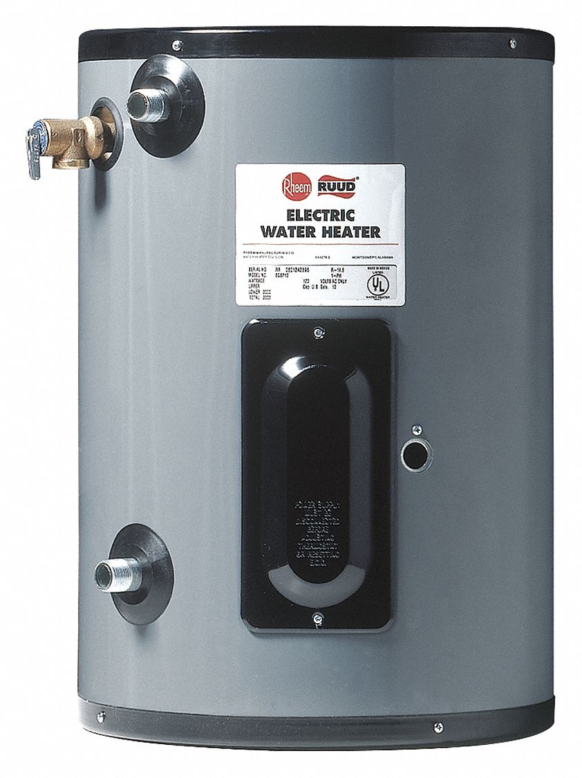 RHEEM-RUUD Commercial Electric Water Heater, 30.0 gal Tank Capacity
