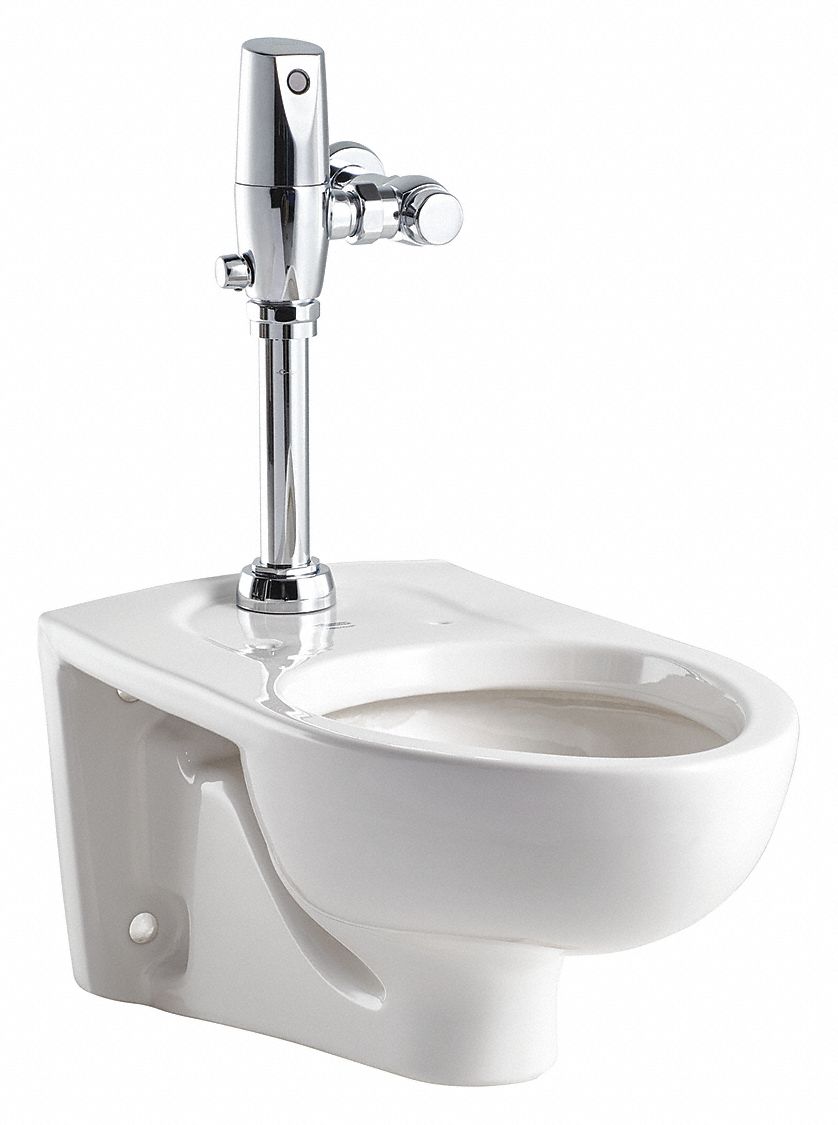 AMERICAN STANDARD Single Flush, Sensor with Manual Override, Two Piece ...