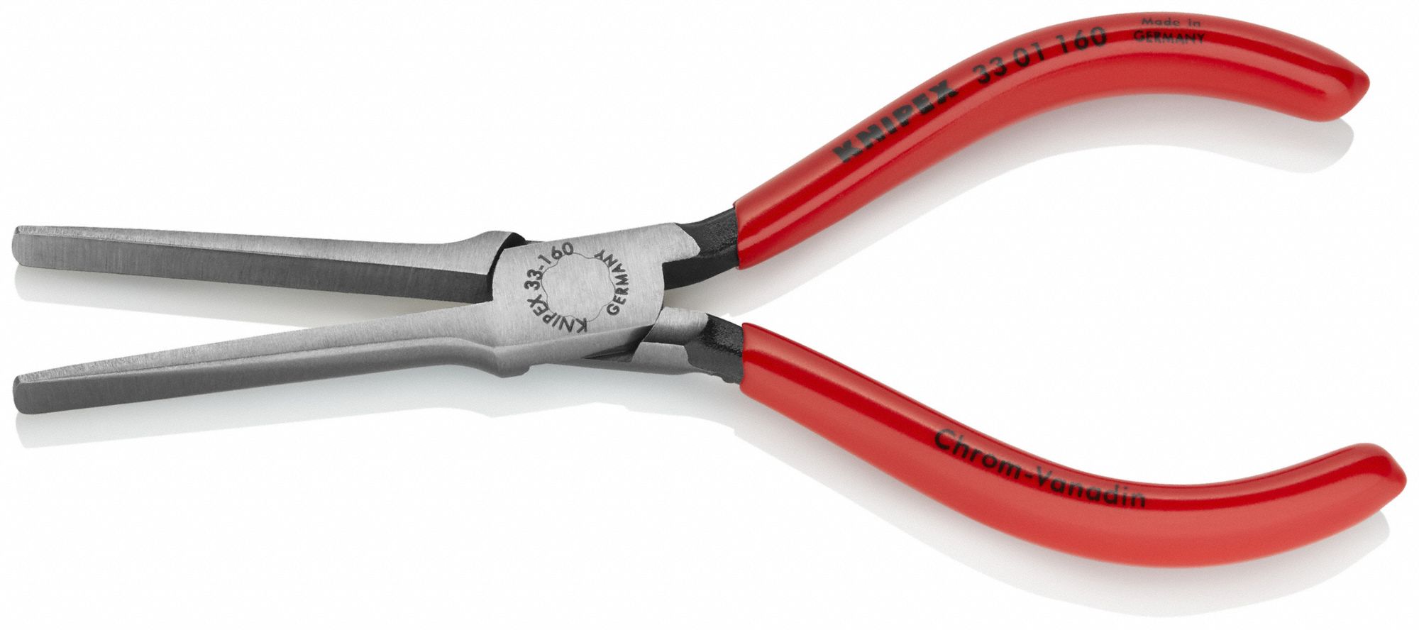 KNIPEX Duckbill Plier 2 in Max Jaw Opening, 6 1/4 in Overall Lg, 2 1/8