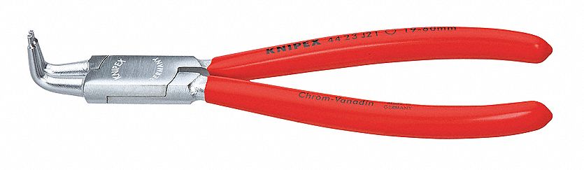 RETAINING RING PLIER, INTERNAL, FOR 40 MM TO 100 MM BORE DIA, 0.091 IN TIP DIA, 8½ IN OVERALL L