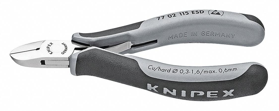 DIAGONAL CUTTING PLIER,4-1/2IN L