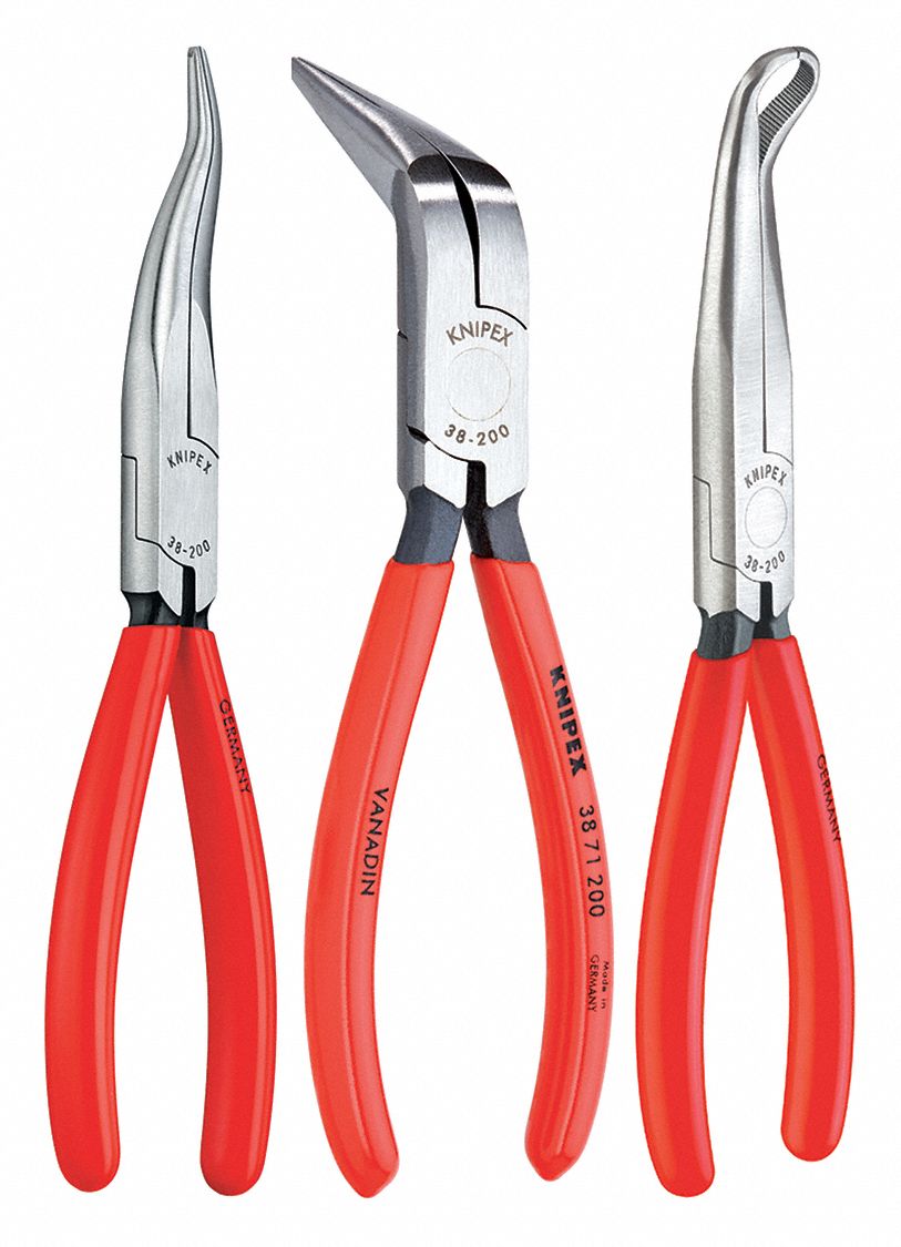 Needle, Bent and Flat Nose Plier Sets