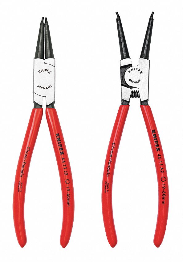 RETAINING RING PLIER SET,0 DEG,2 PC