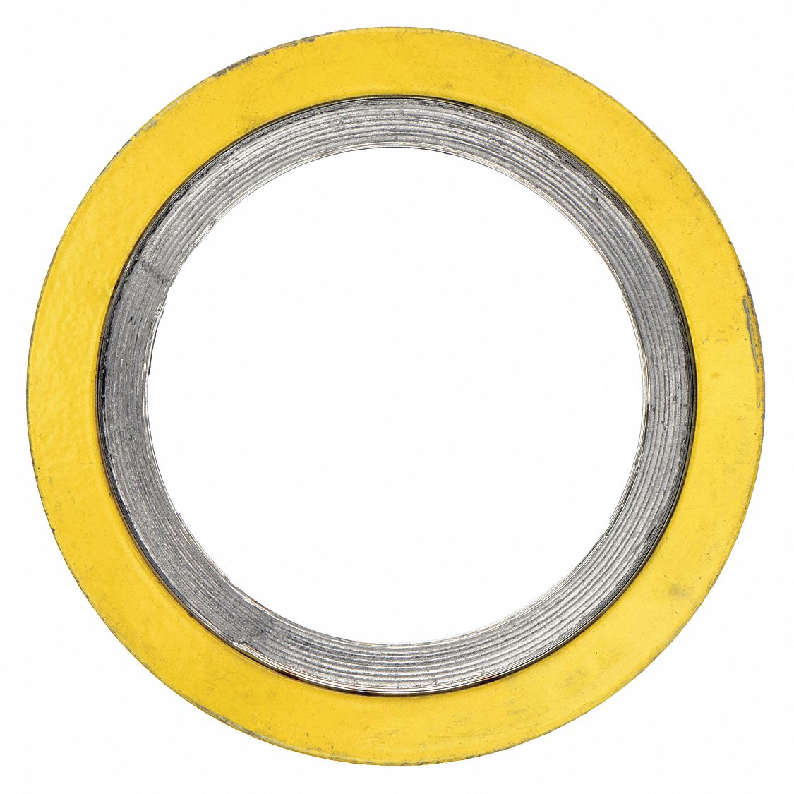 SPIRAL WOUND FLANGE GASKET: GRAPHITE FILLER, 304 SS WINDING, FOR 8 IN PIPE, RING GASKET