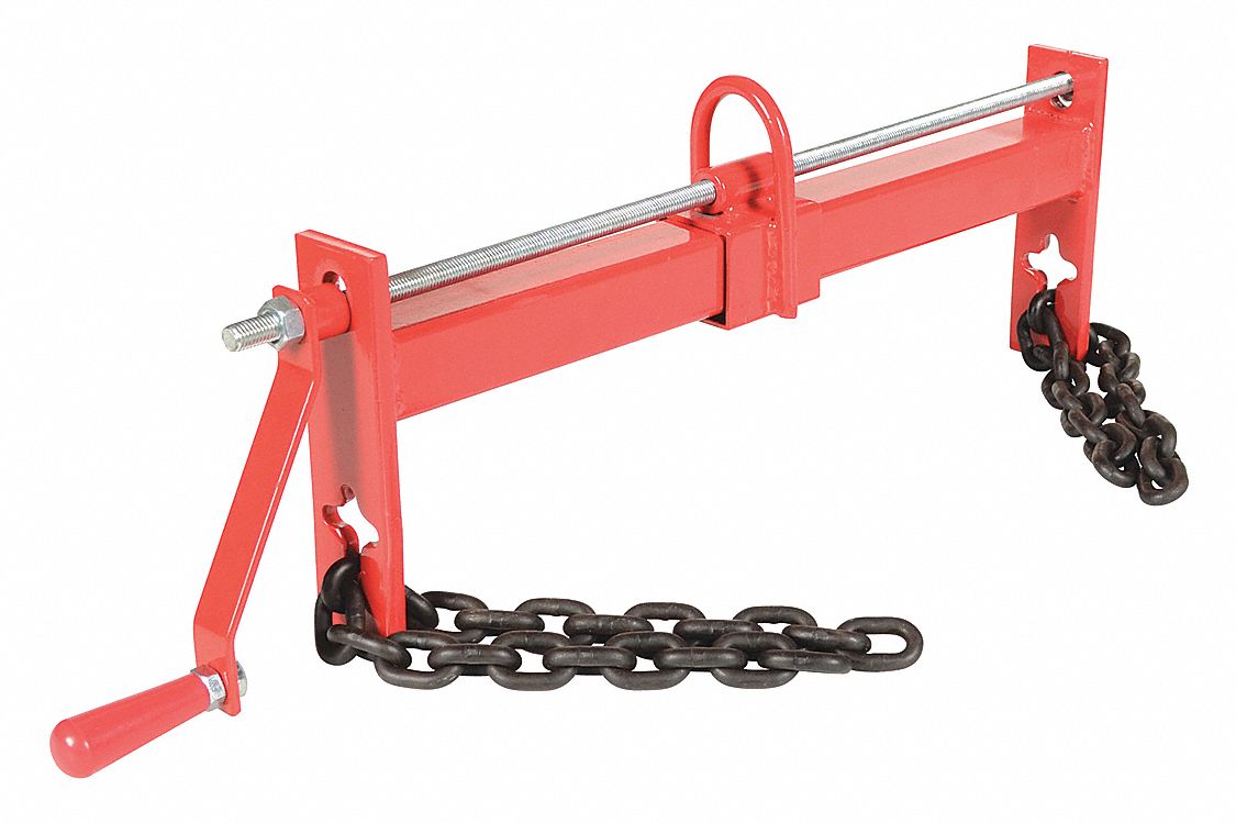 Lifting Beam: Lifting Beam, 1, 500 lb Working Load Limit, Fixed, 25 1/2 in Overall Lg, Steel